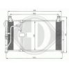 DIEDERICHS 8653100 Condenser, air conditioning